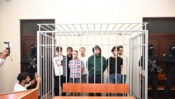 Россияне в в Сабаильском районном суде, Баку, Азербайджан
