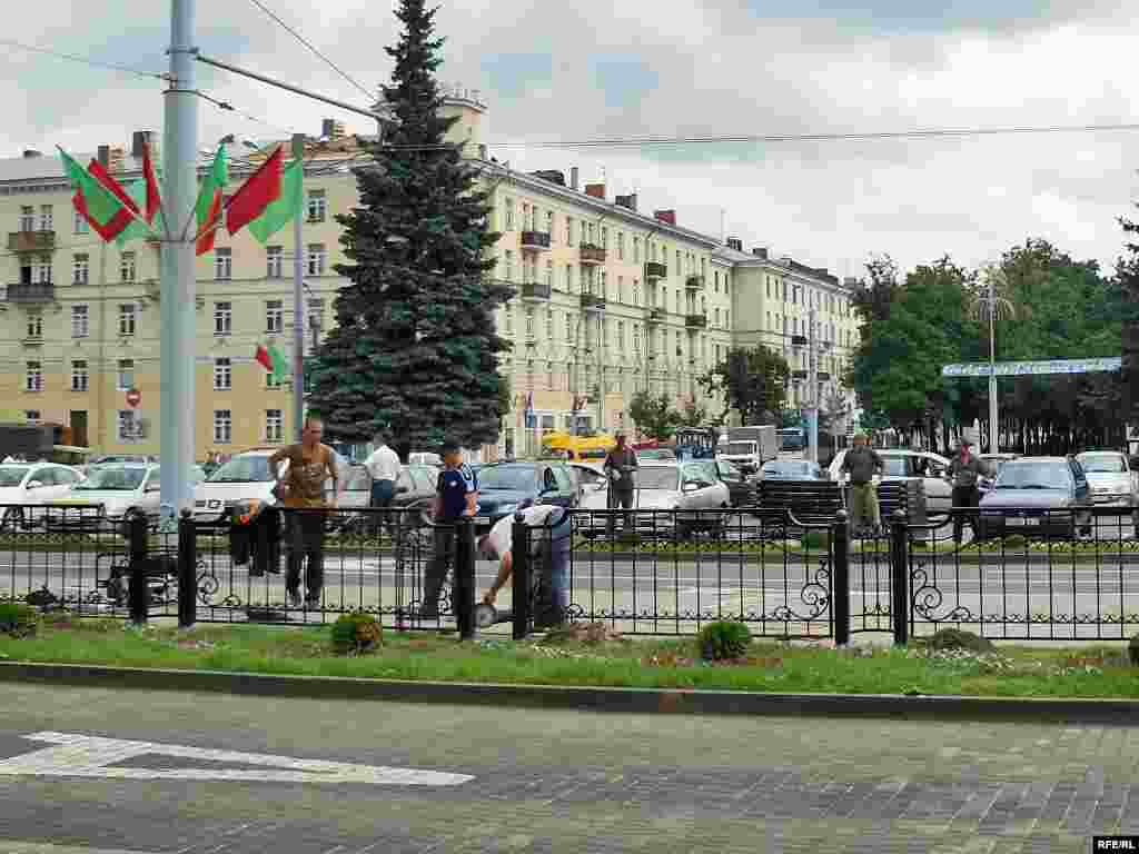 7 ліпеня - Напярэдадні адкрыцьця «Славянскага базару ў Віцебску» у горадзе будаўніча-добраўпарадкавальны аўрал.