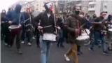 Belarus - 31-year old Alyaksey Sanchuk was sentenced to six years in prison for playing drums with a protest group - screen grab