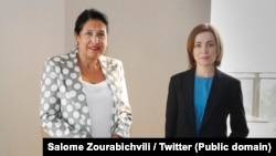 Саломе Зурабишвили и Майя Санду (архивная фотография)