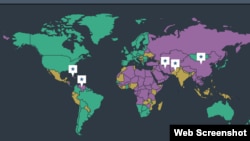 Freedom House-ის "თავისუფლების რუკა". 19 მარტი, 2026.