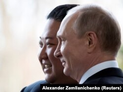 Kim Jon-Un și Vladimir Putin vă să își întărească relația de prietenie.