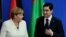 Angela Merkel və Gurbanguly Berdymukhamedov