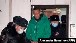 Арест Алексея Навального после прилета из Германии