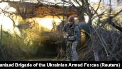 سرباز اوکراینی در منطقه زاپوریژیا