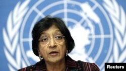 UN High Commissioner for Human Rights Navi Pillay (file photo)