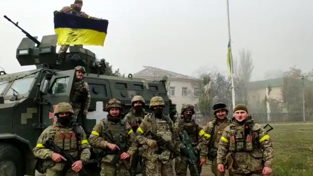 Settlements Liberated In Southern Ukraine, Zelenskiy Says, As