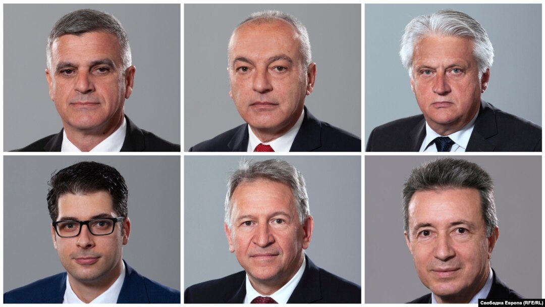Членовите на привремената Влада на Бугарија. 