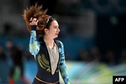 Надежда Морозова 3000 метрлік жарыстан соң. Милан. 7 ақпан 2026 жыл.