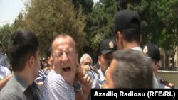 Затрыманьні ў часе разгону акцыі ў Баку
