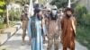 Taliban fighters in Badakhshan. The militants have been stepping up raids in the province near the Tajik border in an attempt to capture Afghans trying to flee the country.