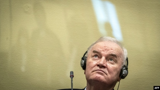 Ratko Mladić u Hagu, 8. juni 2021.