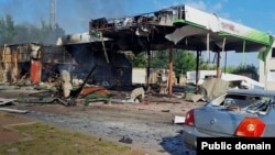 Наслідки російського удару по АЗС у Дніпропетровській області, 3 липня 2026 року