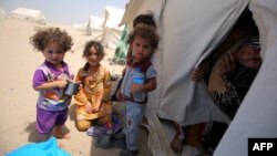 Iraqi children from the city of Fallujah are among an estimated 3.3 million Iraqis displaced by the war with Islamic State.