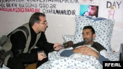 Qənimət Zahidov aclıq aksiyasını davam etdirir, 22 noyabr 2006