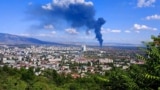 Trubarevo, near Skoplje, fire