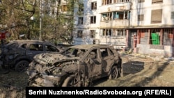 Наслідки російської атаки у Дніпровському районі Києва, 17 вересня 2026 року