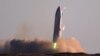 اولین موشک فوق‌العاده سنگین استارشیپ در حین بازگشت، ۹ دسامبر ۲۰۲۰