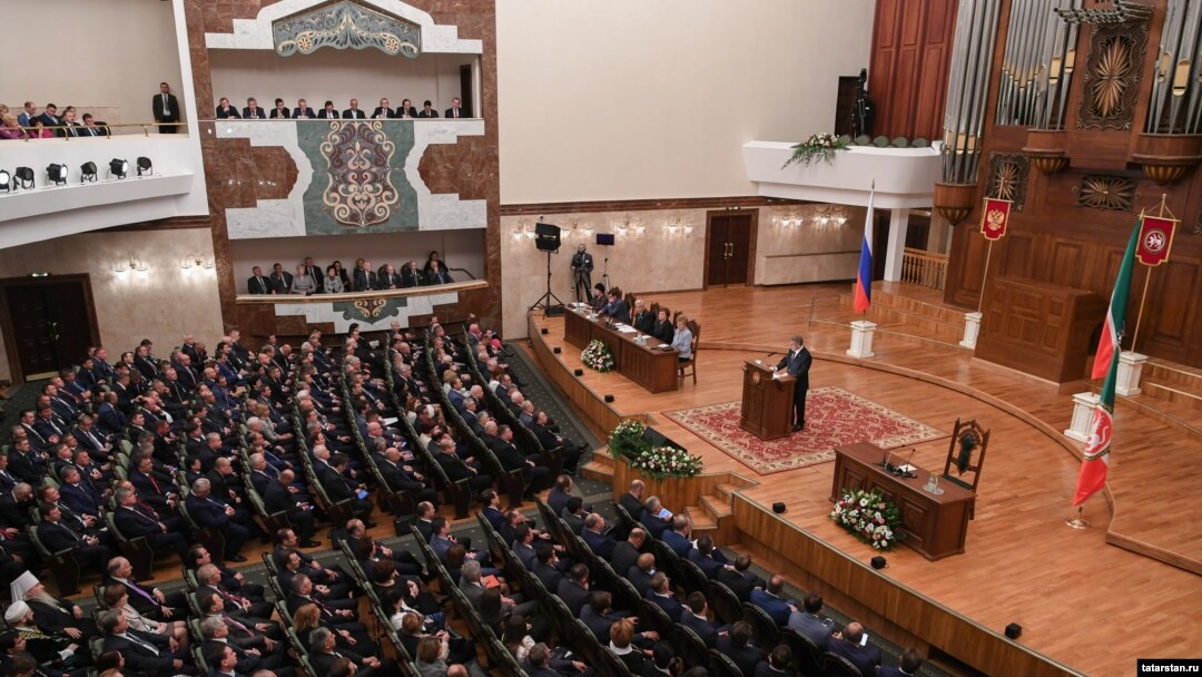Рөстәм Миңнеханов Дәүләт шурасына еллык юллама белән чыгыш ясый