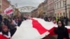 Protesters In Europe Decry 'Sham' Lukashenko Vote