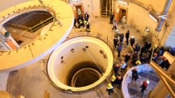 Technicians work at the Arak heavy water reactor's secondary circuit near Arak, Iran. (file photo)