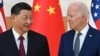 Președintele american Joe Biden (dreapta) și președintele chinez Xi Jinping (stânga) la summitul G20 de la Nusa Dua, pe insula indoneziană Bali, 14 noiembrie 2022.