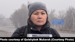 Шапагат Кадырова, вдова убитого во время Кантара Акимжана Бектургана