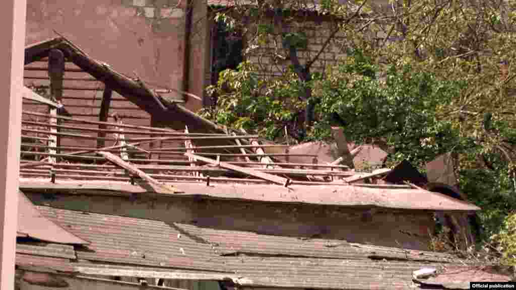 Nagorno Karabakh - Damages in Martakert region caused by shelling by Azeri armed forces, April 26, 2016