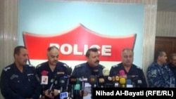 Iraq -- Kirkuk Police department`s press conference, 23Feb2011