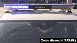 Policijsko vozilo u Beogradu 