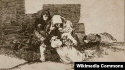 Франсыска Гоя, Сэрыя «Жахі грамадзянскай вайны» (52: Яны не пасьпяваюць).​