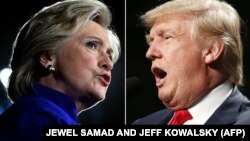 Х.Клинтон|Д.Трамп