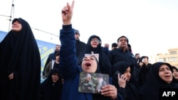 Իրանում սգում են գերագույն հոգևոր առաջնորդ Ալի Խամենեիի մահը, Թեհրան, 1-ը մարտի, 2026թ.