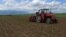 MACEDONIA - Farmer with a tractor