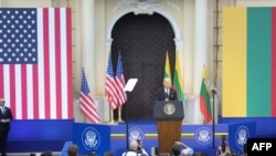 ԱՄՆ նախագահ Ջո Բայդենի ելույթը Վիլնյուսի համալսարանում, 12 հուլիսի, 2023թ.