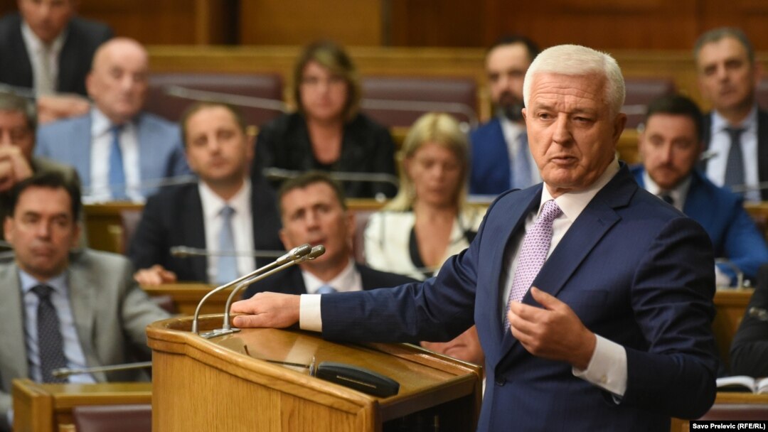 Duško Marković, premijer Crne Gore u Skupštini Crne Gore 