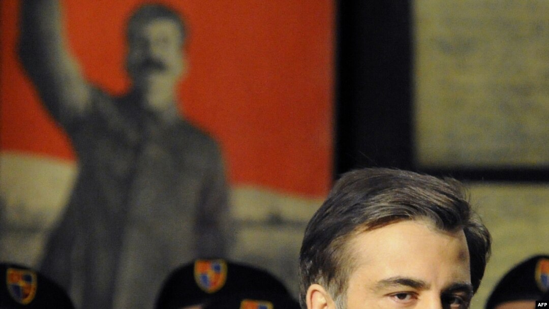 The Georgian opposition says it's time for a "vacation" for President Mikheil Saakashvili.