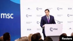 მარკო რუბიო, აშშ-ის სახელმწიფო მდივანი. მიუნხენის უსაფრთხოების კონფერენცია. 14 თებერვალი, 2026