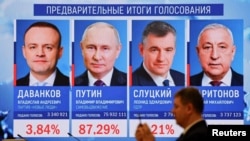 Предварительные итоги голосования. Россия, 18 марта 2024 года