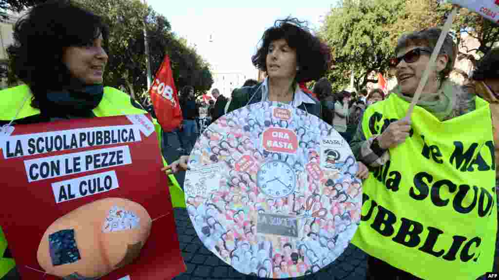 Demonstrations in Rome