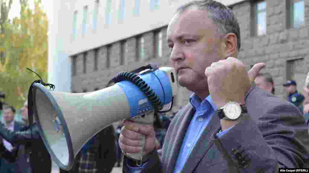 Liderul PSRM Igor Dodon.