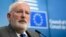 European Commission First Vice President Frans Timmermans says the EU will 'never give up' on the United States.