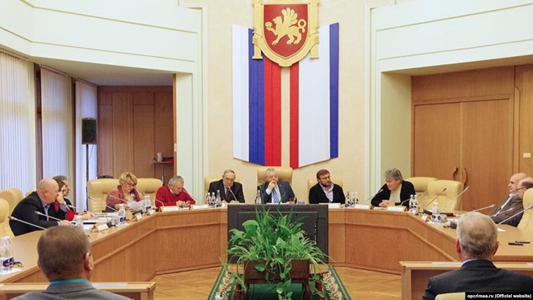 В Общественной палате Крыма принимают российского актера Михаила Пореченкова. Архивное фото