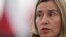 EU diplomatic chief Federica Mogherini