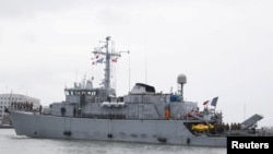 NATO ships set out to patrol the Baltic on January 27.