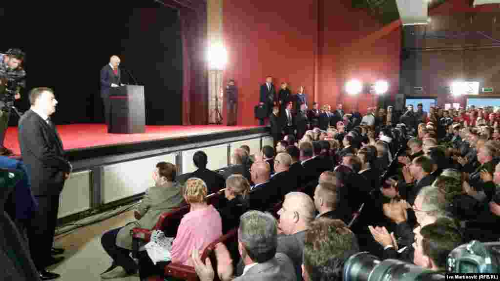 Albanian Prime Minister Edi Rama in Presevo