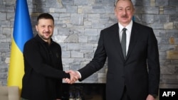 Volodimir Zelenski və İlham Əliyev