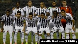 Azerbaijan -- Neftchi-Partizan, UEFA-Euro League play-off, Baku, 28Aug2014