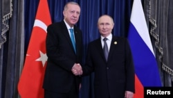 Ռուսաստանի և Թուրքիայի նախագահներ Վլադիմիր Պուտին և Ռեջեփ Էրդողան, արխիվ