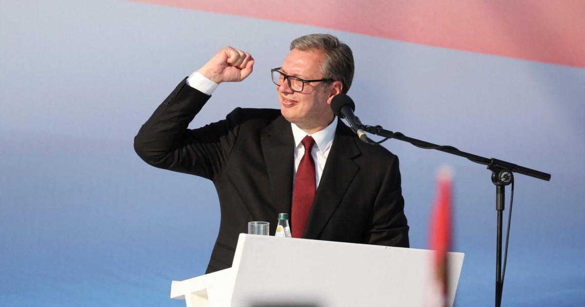 Serbian President Vucic Vows To Resign, Announces Early Elections